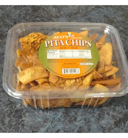 PITA CHIPS GARLIC & HERBS